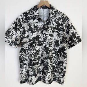Lululemon Men’s Tropical Floral Snap Button Shirt Zip Pocket